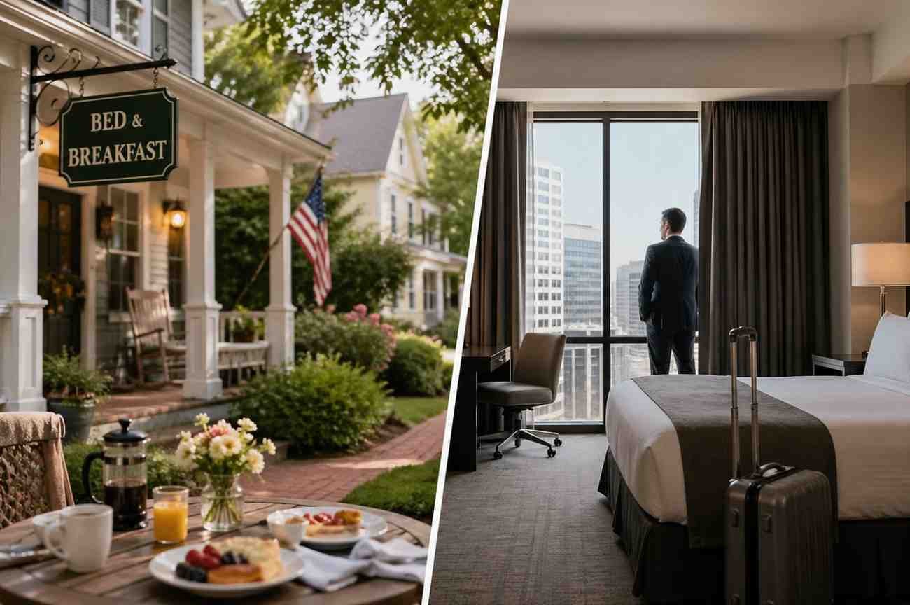 Bed and Breakfast vs Traditional Hotel