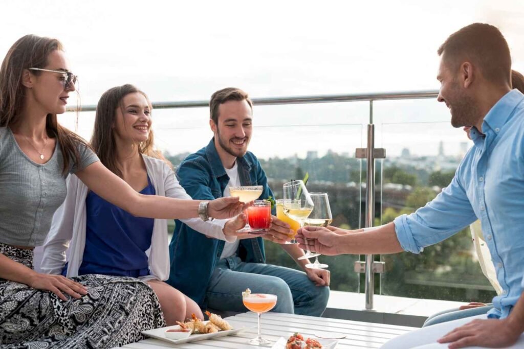 rooftop brunch